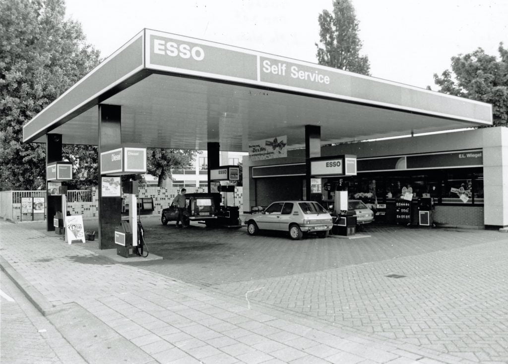 Benzinestation in Hoofddorp