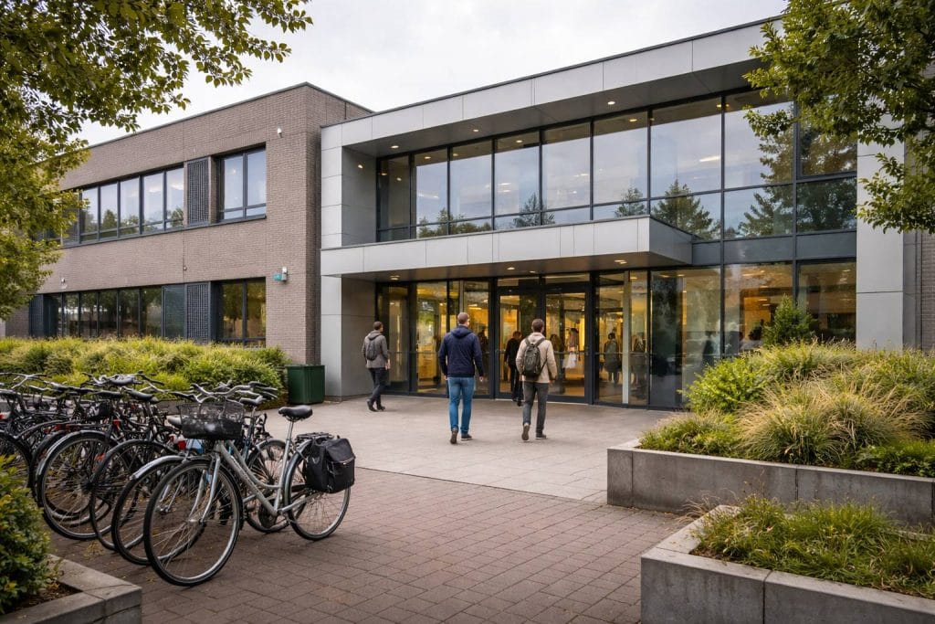 Buitenkant van het politiebureau