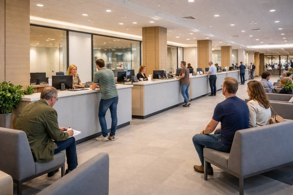 interieur van een overheidsgebouw