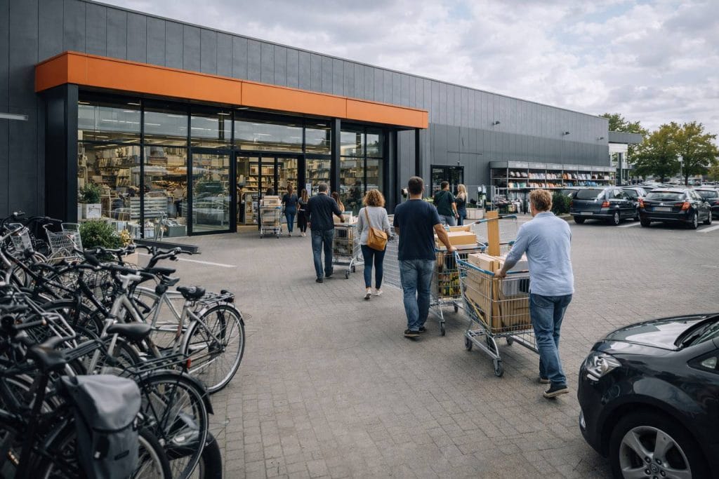 woondecoratie en doe-het-zelf winkel exterieur